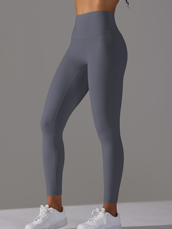 Flexvibe High Waisted Barely There Yoga Capris - Double-Sided Brushed Tummy Control Breathable