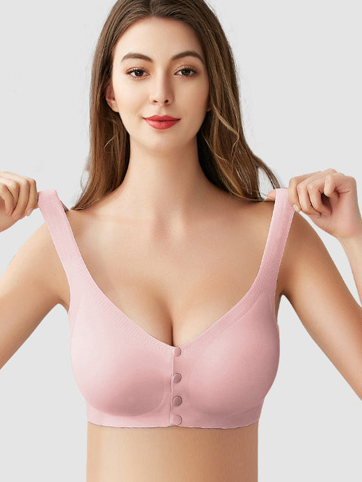 Flexvibe Breathable Wireless Nursing Sports Bra | Seamless, Removable Pad, M–4XL