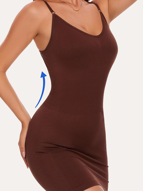 Flexvibe S-3XL Tummy Control Body Shaping Dress - Elastic Breathable Slimming Women’s Dress