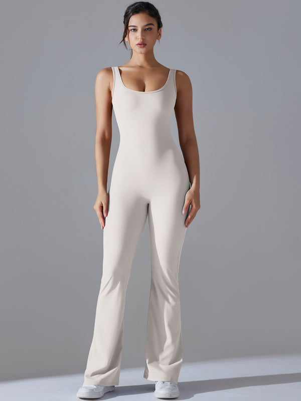 Flexvibe Women’s Yoga Fitness Bodysuit - Barely-There Camisole Slim-Fit Moisture-Wicking