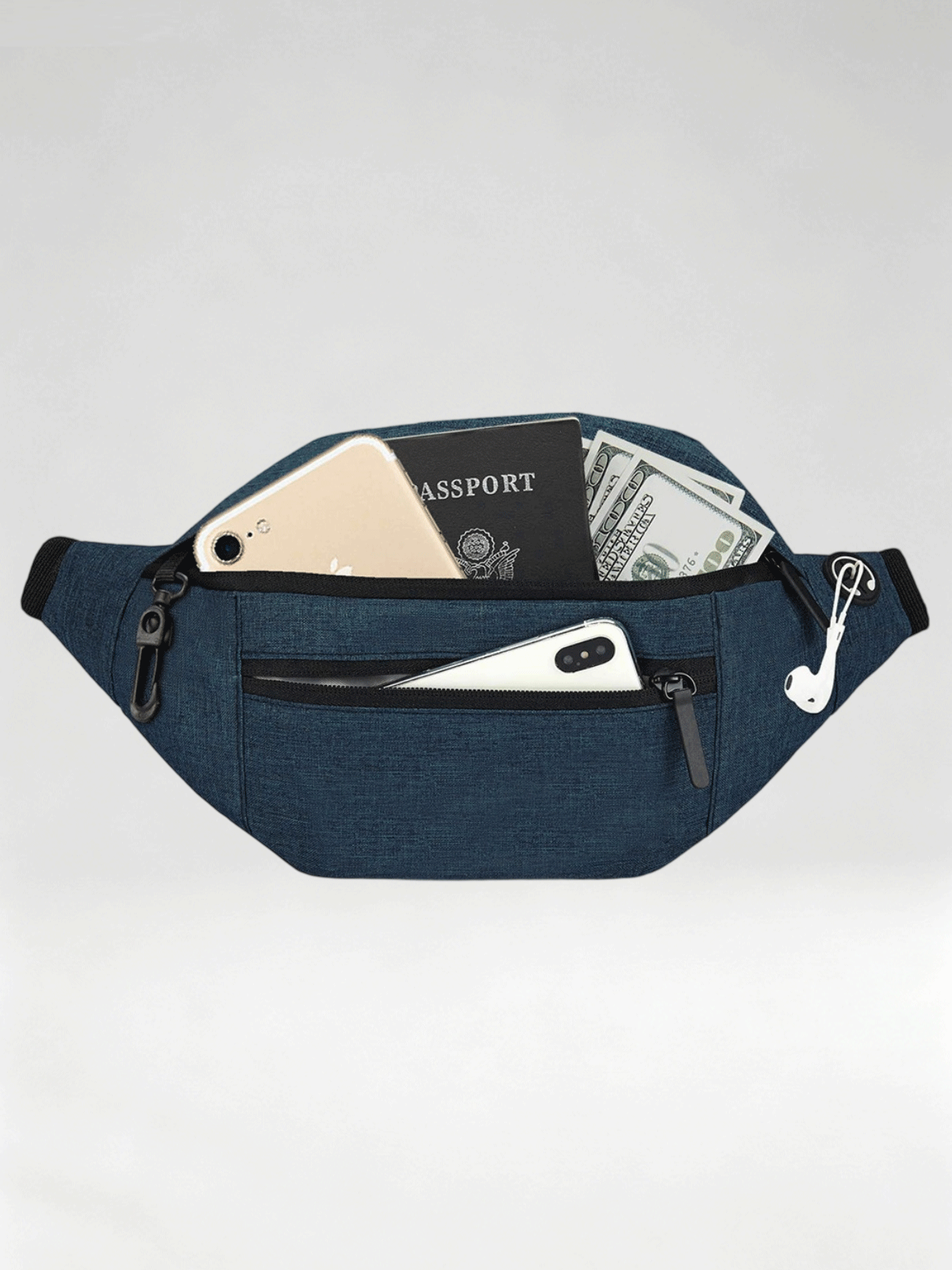 Flexvibe Multifunctional Waterproof Waist Bag, Crossbody Chest Sling Pack for Outdoor Travel Fitness Running