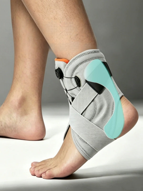 Flexvibe Adjustable Ankle Brace, Universal for Left & Right Foot, Support Sleeve for Sprain & Ligament Recovery