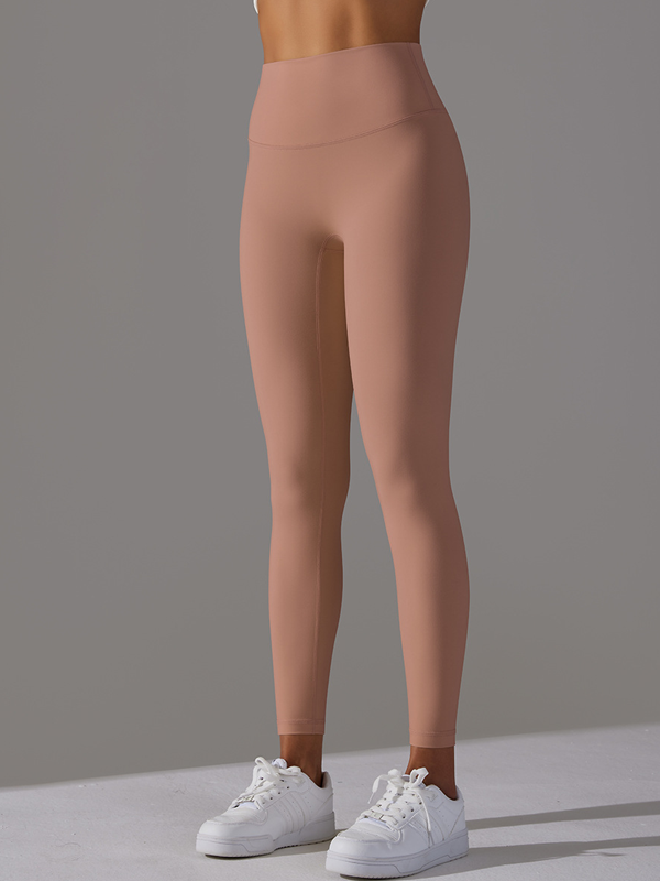 Flexvibe High Waisted Barely There Yoga Capris - Double-Sided Brushed Tummy Control Breathable