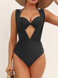 Flexvibe Underwire Push-Up High-Waisted Bikini - Tummy Control Vacation Beach Suit