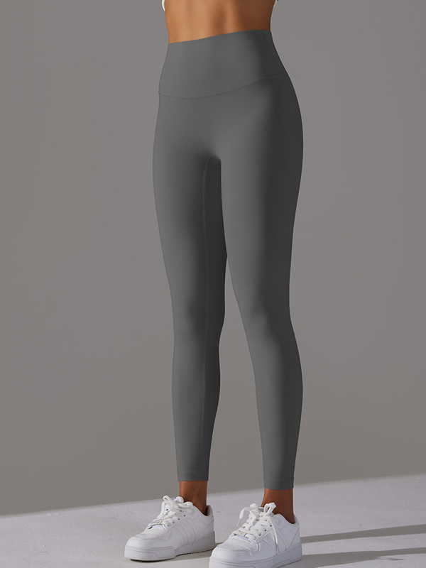 Flexvibe High Waisted Barely There Yoga Capris - Double-Sided Brushed Tummy Control Breathable