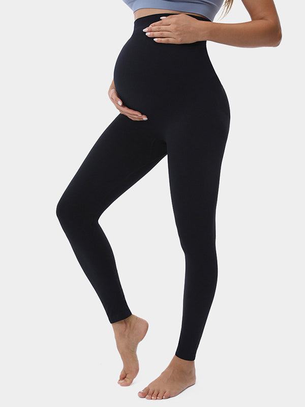 Flexvibe S-3XL High Elastic Maternity Yoga Pants - Tummy Support Breathable Pregnancy Workout Wear