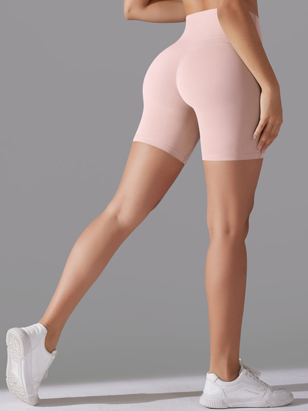 Flexvibe High-Waisted Tight Yoga Shorts - Tummy Control Butt Lifting Gym Fitness Wear
