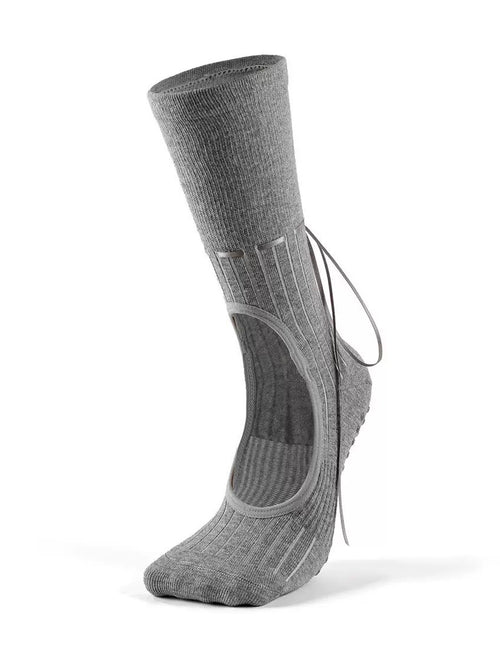 Ballet-Style Mid-Calf Pilates Grip Socks - Flexvibe product image 1