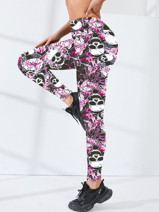 Flexvibe Women Printed Yoga Pants Slim Fit Soft Stretch Active Casual Outdoor Base Layer Leggings