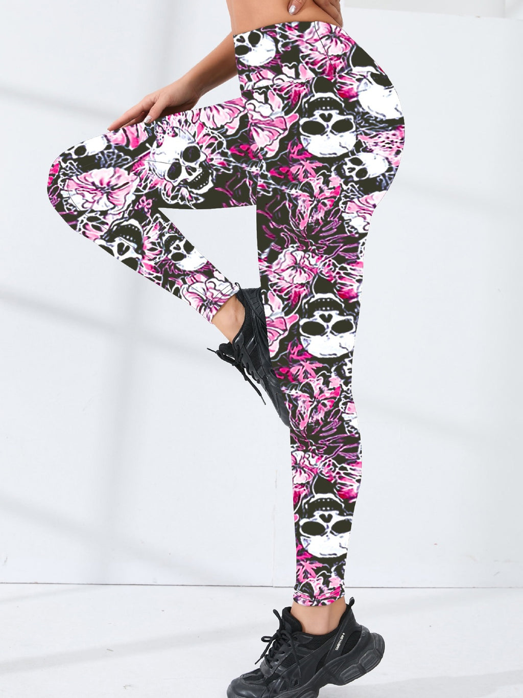 Flexvibe Women Printed Yoga Pants Slim Fit Soft Stretch Active Casual Outdoor Base Layer Leggings
