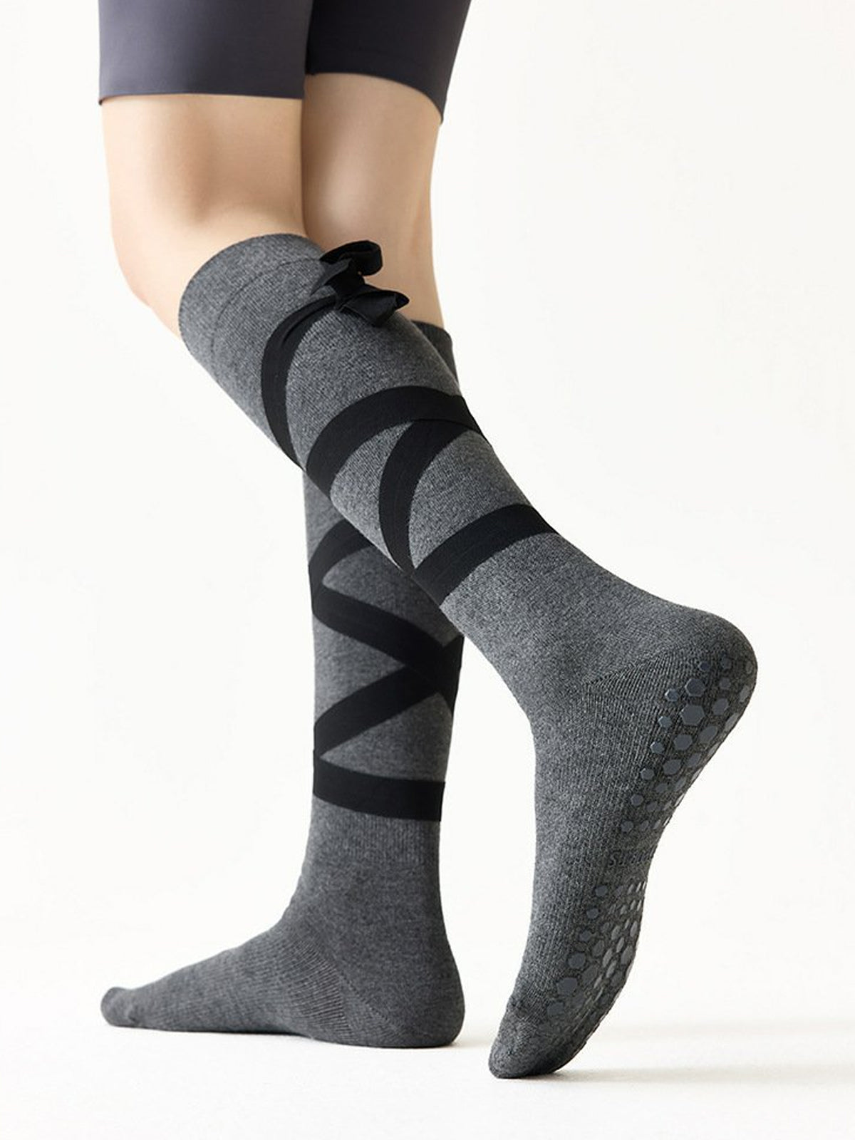 Strappy Tall Five-Toe Yoga Socks for Women - Flexvibe product image 8
