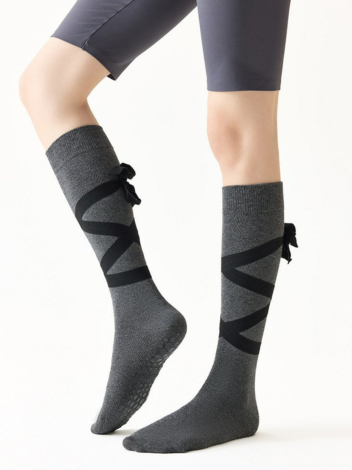 Strappy Tall Five-Toe Yoga Socks for Women - Flexvibe product image 9