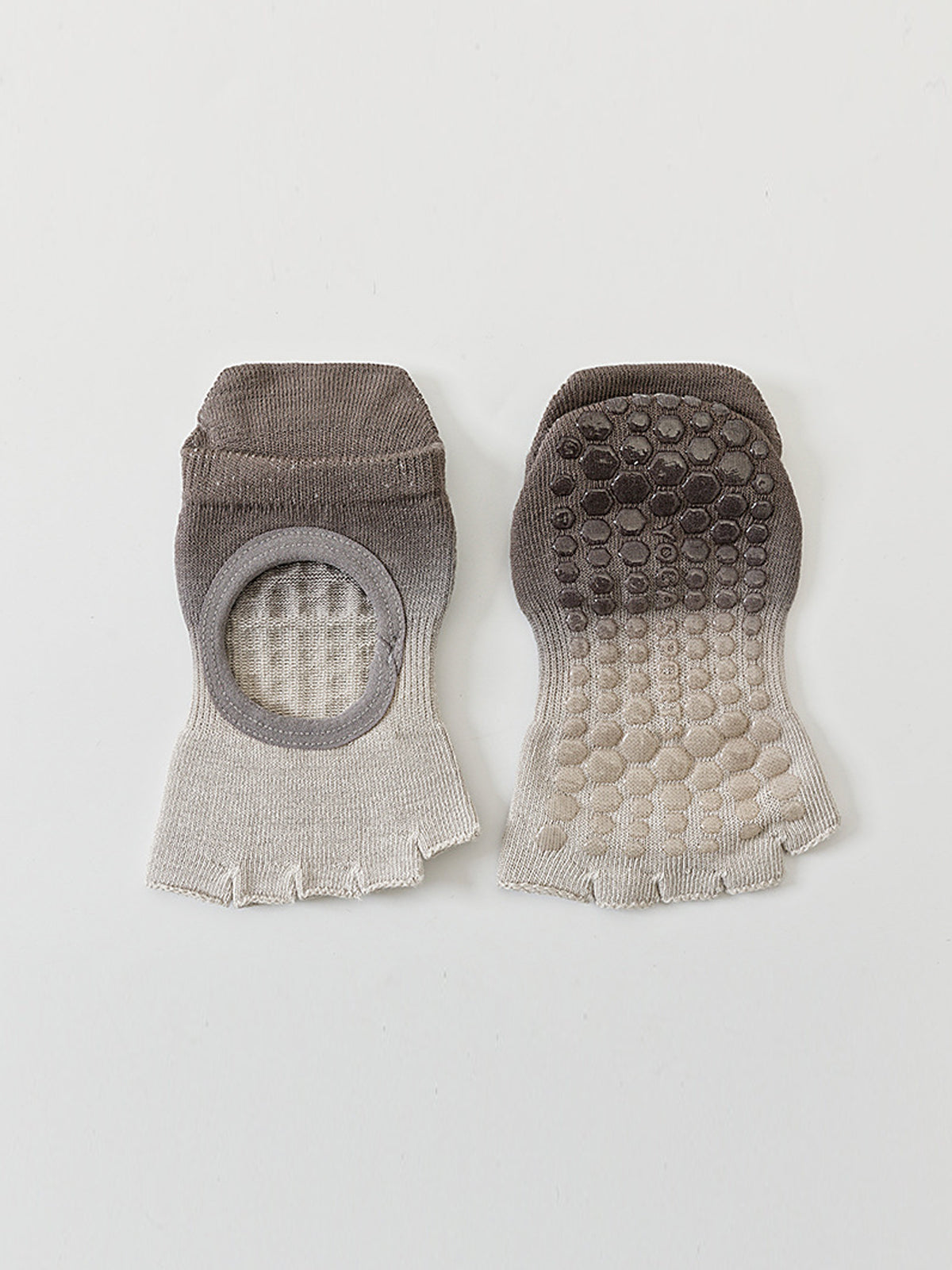 Gradient Open-Instep Five-Toe Yoga Socks - Flexvibe product image 4