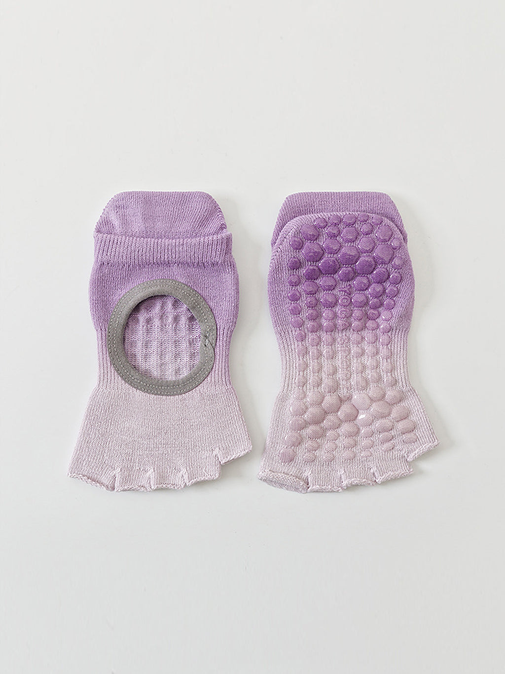 Gradient Open-Instep Five-Toe Yoga Socks - Flexvibe product image 10