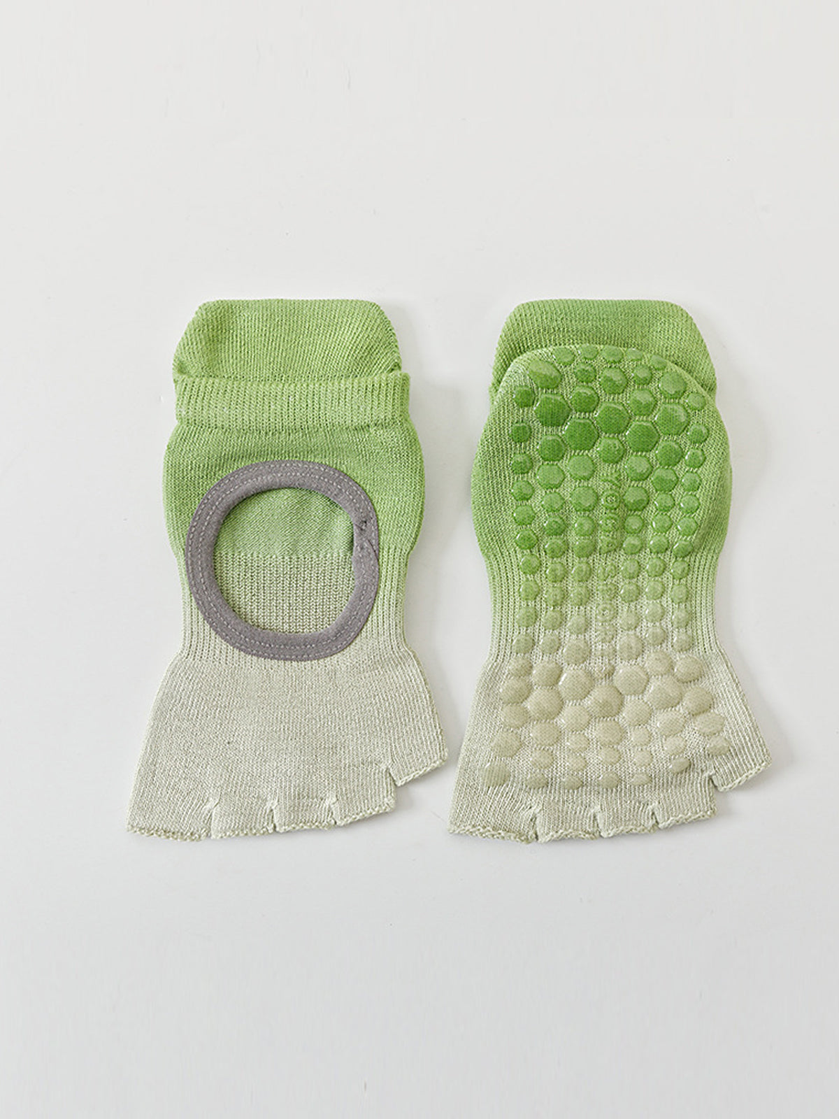 Gradient Open-Instep Five-Toe Yoga Socks - Flexvibe product image 17