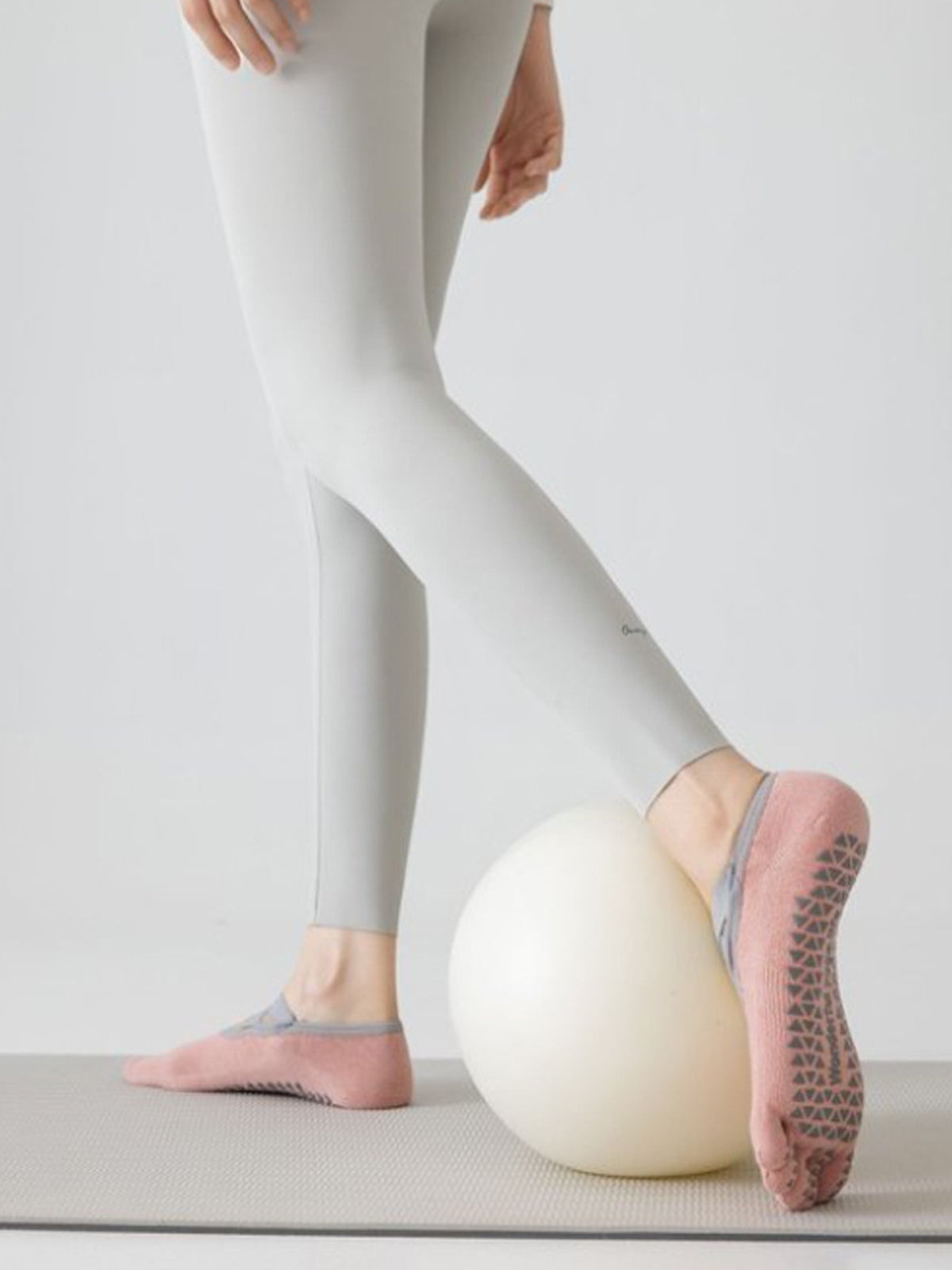 Cross-Strap Five-Toe Pilates Socks for Women - Flexvibe product image 10