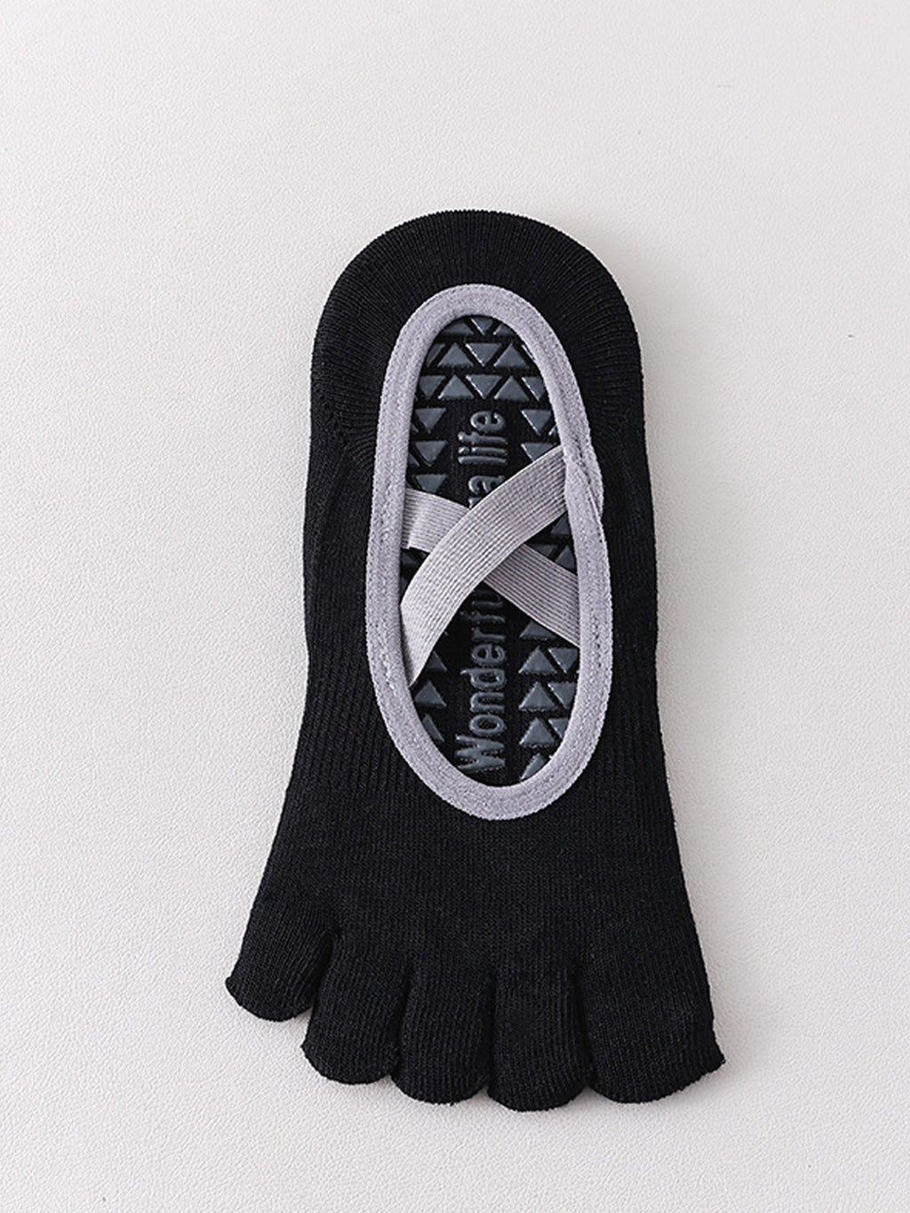 Cross-Strap Five-Toe Pilates Socks for Women - Flexvibe product image 14