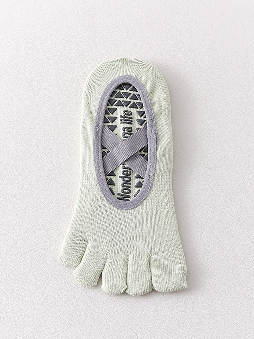Cross-Strap Five-Toe Pilates Socks for Women - Flexvibe product image 16