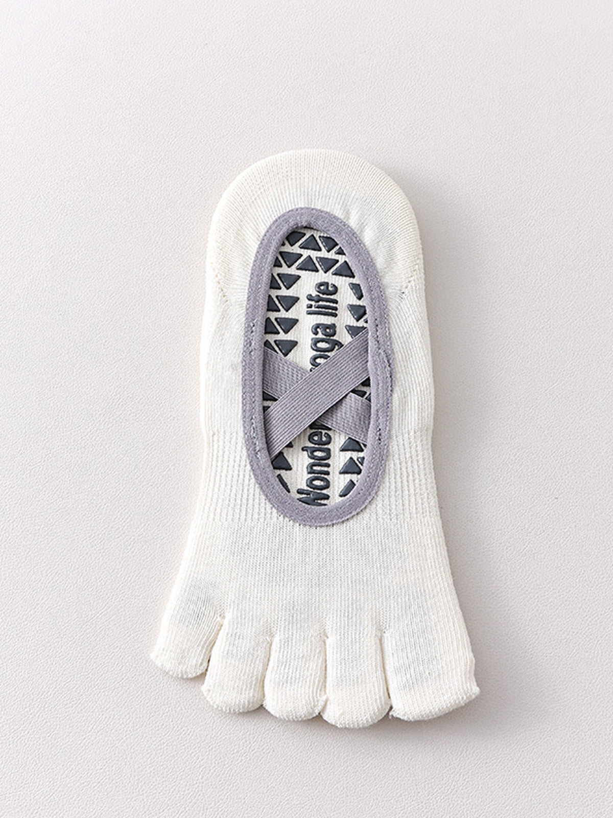 Cross-Strap Five-Toe Pilates Socks for Women - Flexvibe product image 17