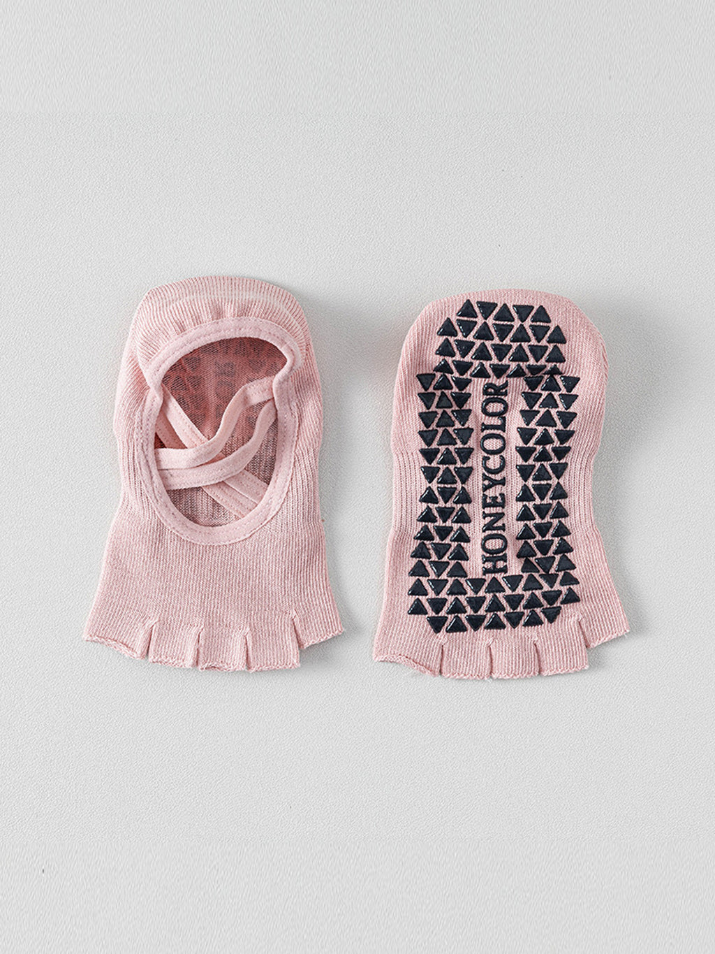 Cross-Strap Five-Toe Yoga Grip Socks - Flexvibe product image 1