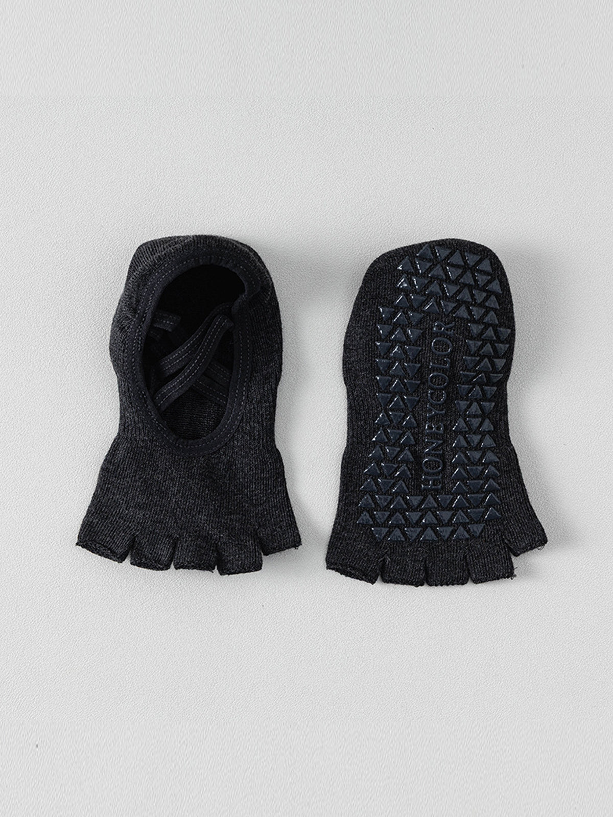 Cross-Strap Five-Toe Yoga Grip Socks - Flexvibe product image 4