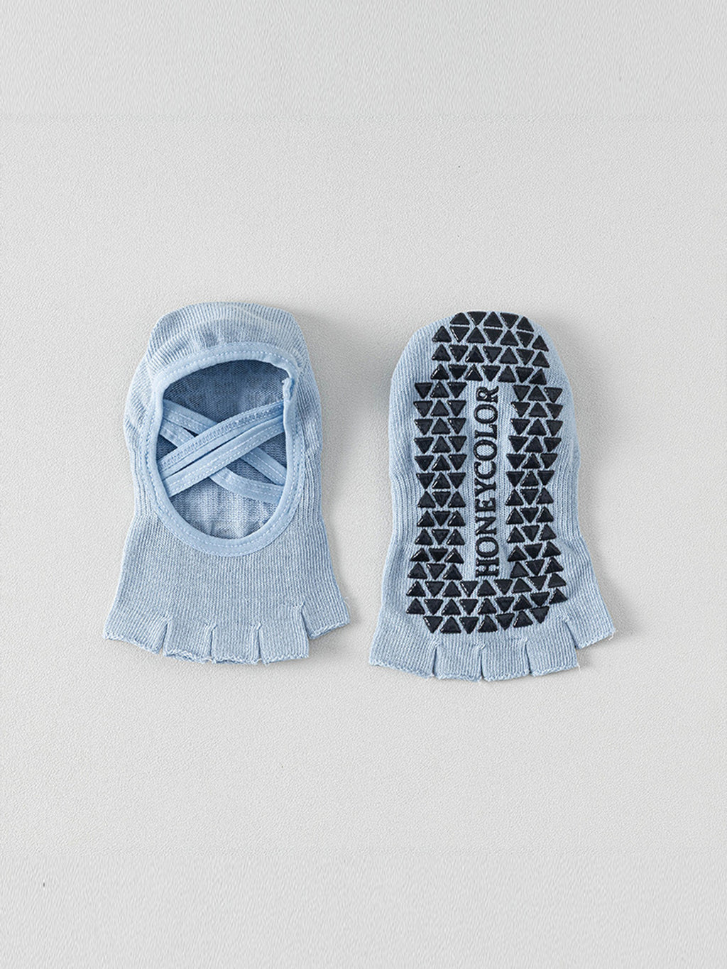 Cross-Strap Five-Toe Yoga Grip Socks - Flexvibe product image 7
