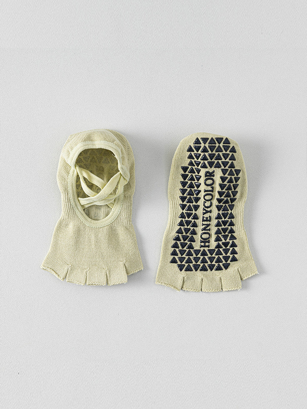 Cross-Strap Five-Toe Yoga Grip Socks - Flexvibe product image 8