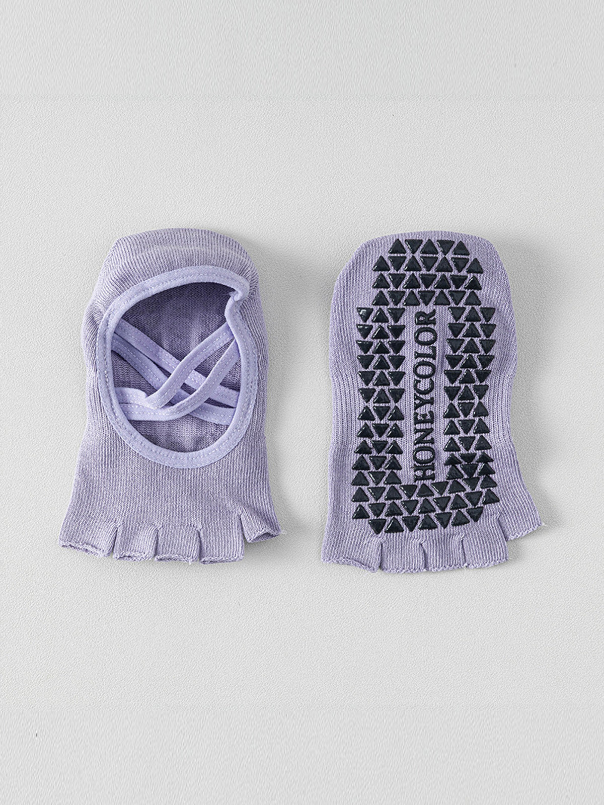 Cross-Strap Five-Toe Yoga Grip Socks - Flexvibe product image 13