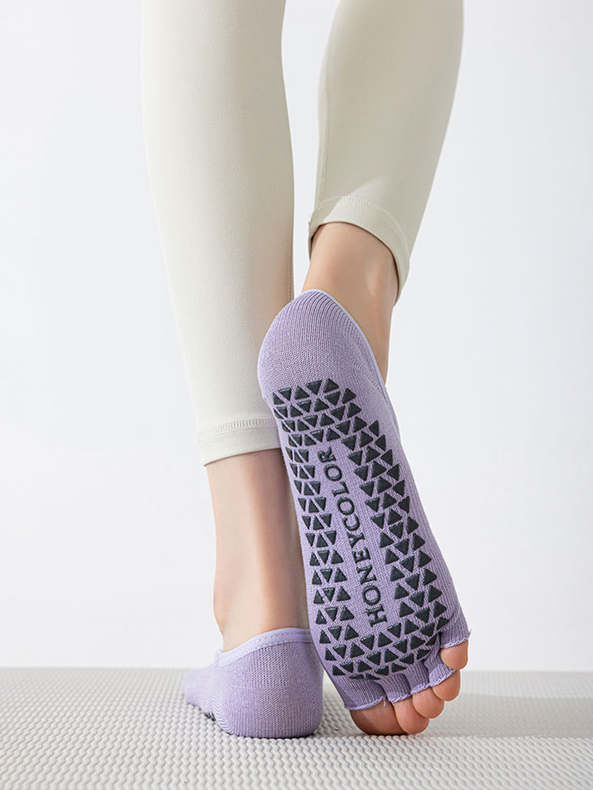 Cross-Strap Five-Toe Yoga Grip Socks - Flexvibe product image 10