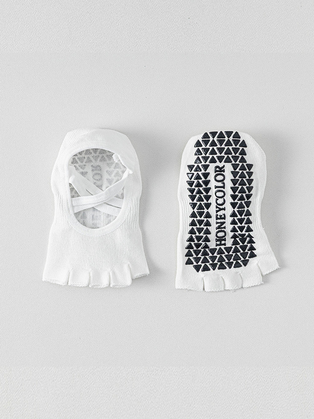 Cross-Strap Five-Toe Yoga Grip Socks - Flexvibe product image 15