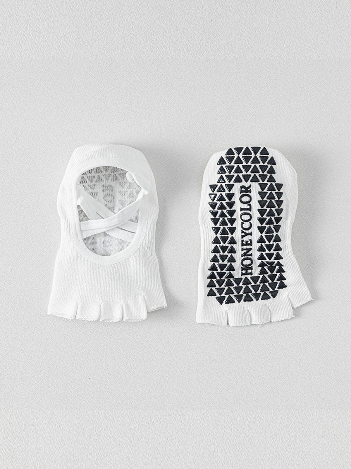 Cross-Strap Five-Toe Yoga Grip Socks - Flexvibe product image 15