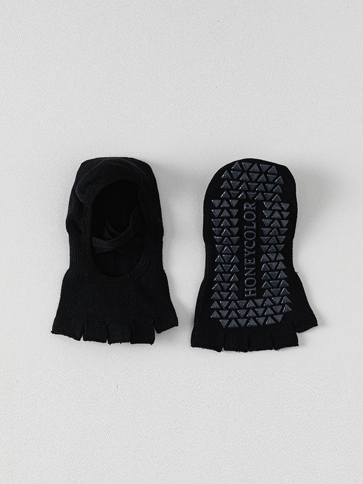 Cross-Strap Five-Toe Yoga Grip Socks - Flexvibe product image 5