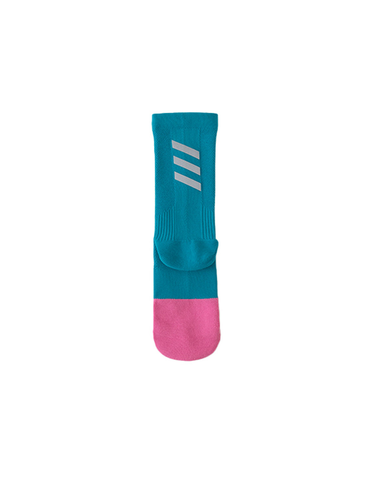 Flexvibe Unisex Long Cycling Socks Reflective Non-Slip Quick Dry for Road Bike Running