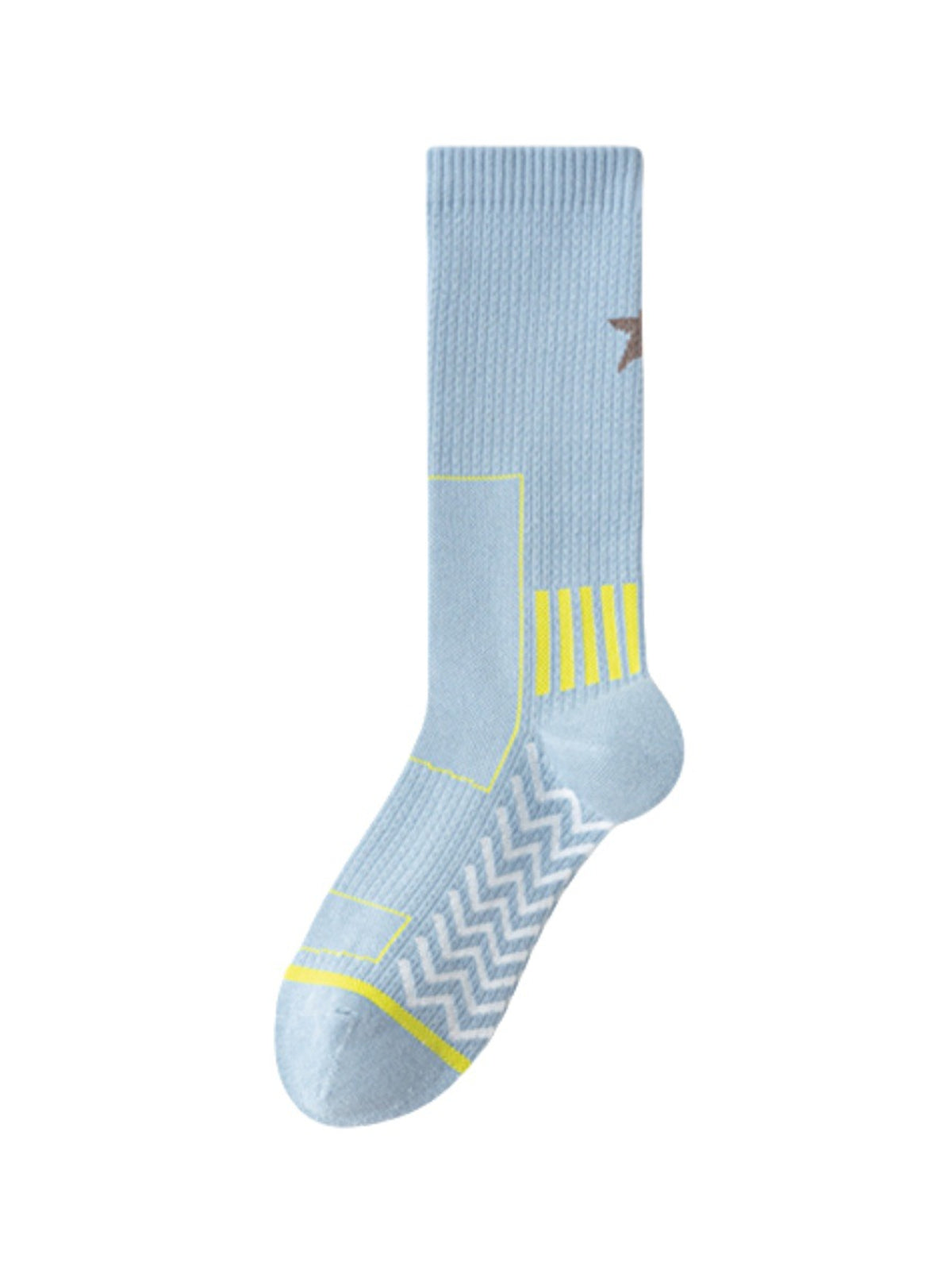 Flexvibe Women Mid-Calf Cycling Socks Terry Cushion Compression Reflective for Outdoor Biking