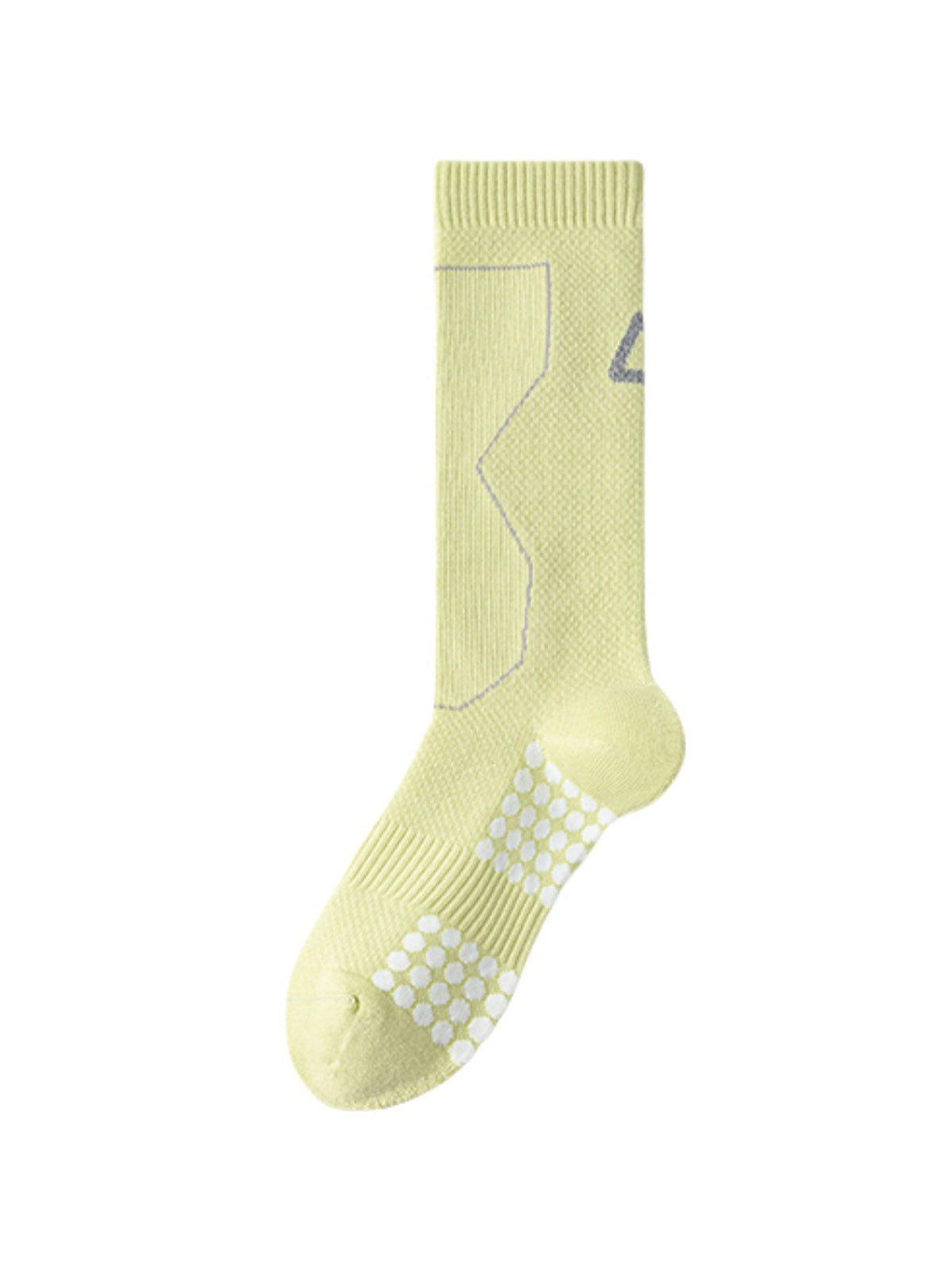 Flexvibe Women Mid-Calf Cycling Socks Terry Cushion Compression Reflective for Outdoor Biking