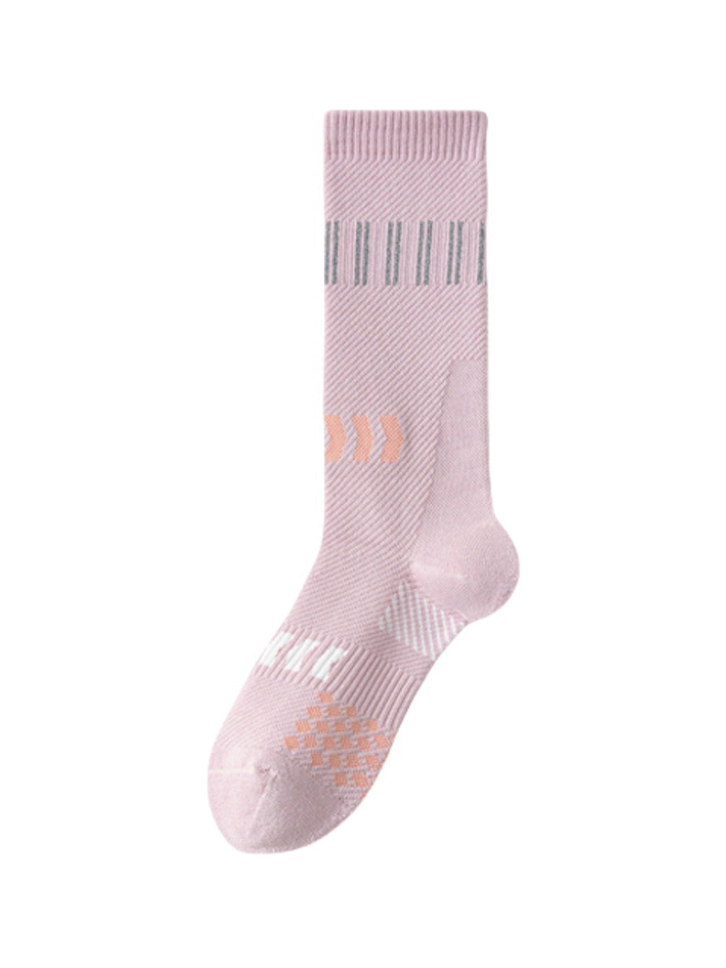 Flexvibe Women Mid-Calf Cycling Socks Terry Cushion Compression Reflective for Outdoor Biking