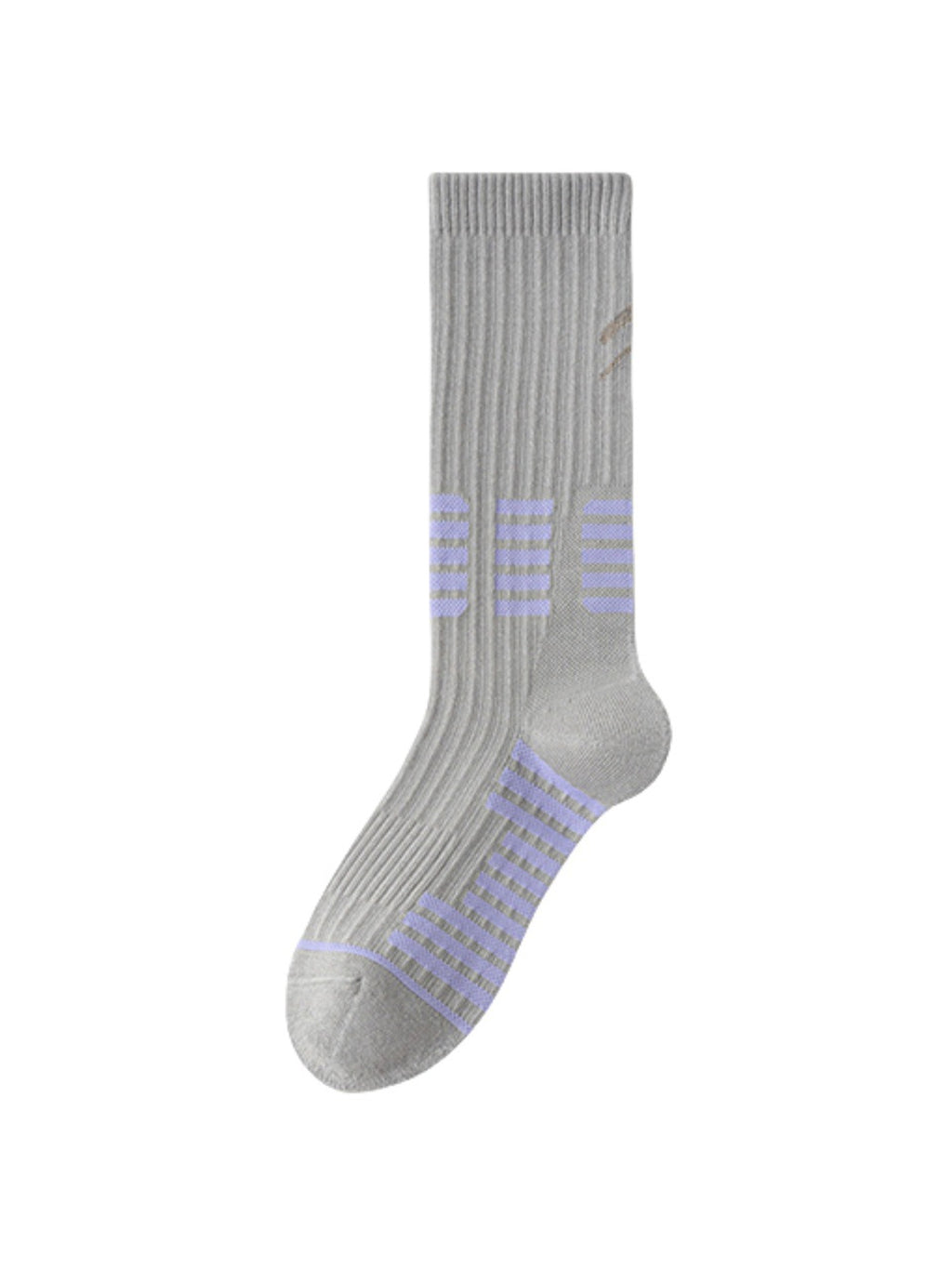 Flexvibe Women Mid-Calf Cycling Socks Terry Cushion Compression Reflective for Outdoor Biking