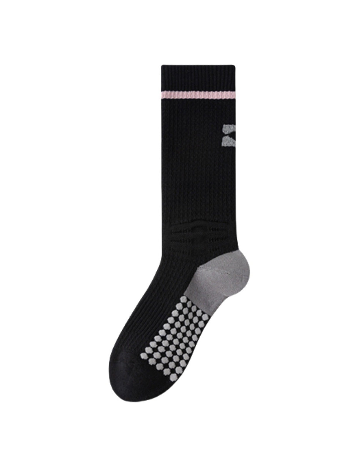Flexvibe Women Mid-Calf Cycling Socks Terry Cushion Compression Reflective for Outdoor Biking