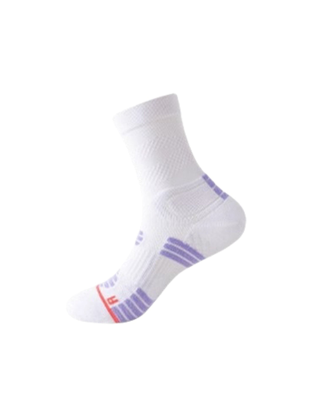Flexvibe Women Mid-Calf Sports Socks, Terry Cushion Anti-Odor for Running Basketball