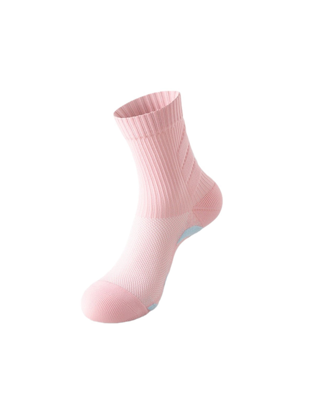 Flexvibe Women Mid-Calf Sports Socks Terry Thick Cushion Shock Absorbing for Cycling Running