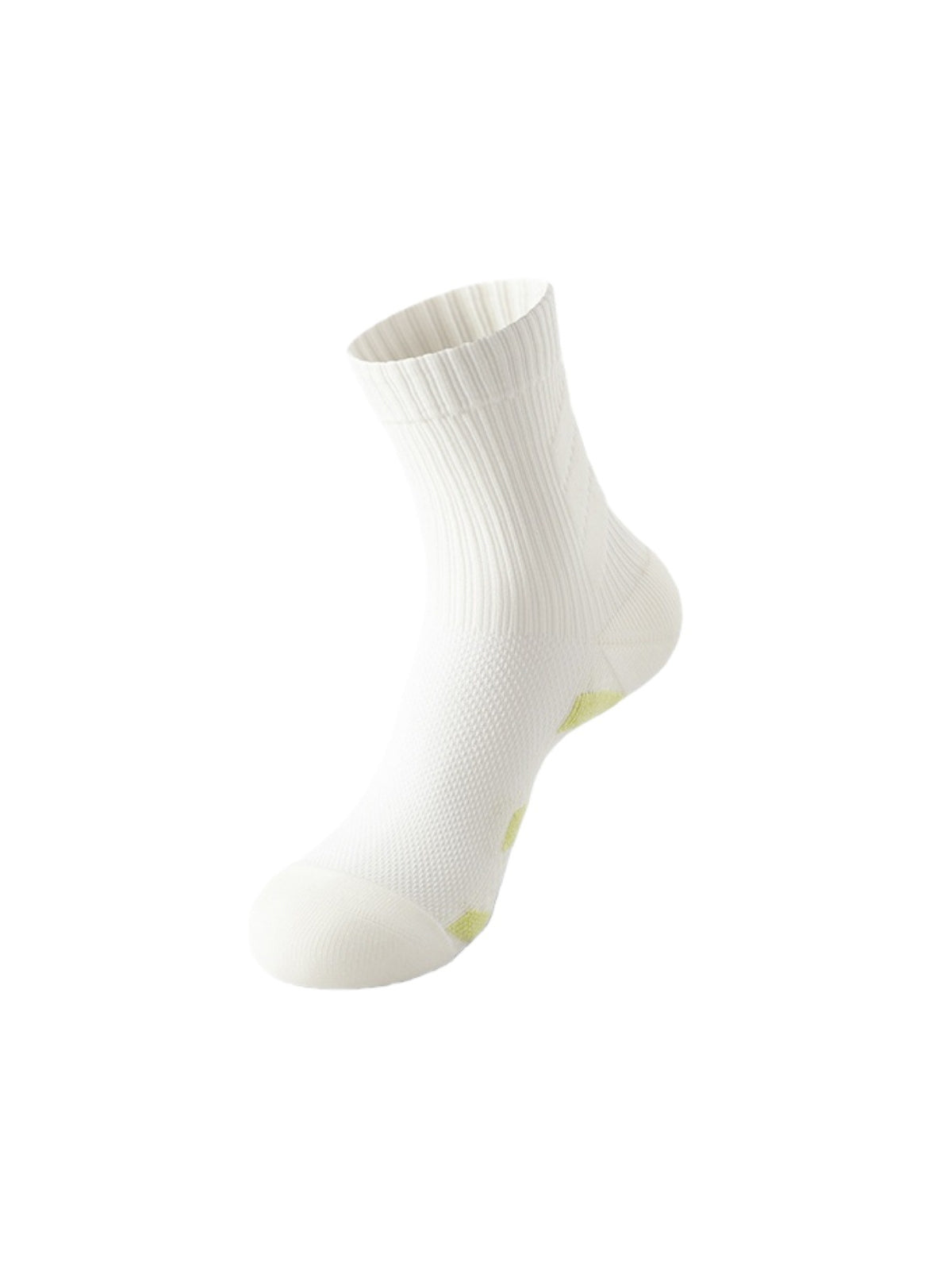 Flexvibe Women Mid-Calf Sports Socks Terry Thick Cushion Shock Absorbing for Cycling Running
