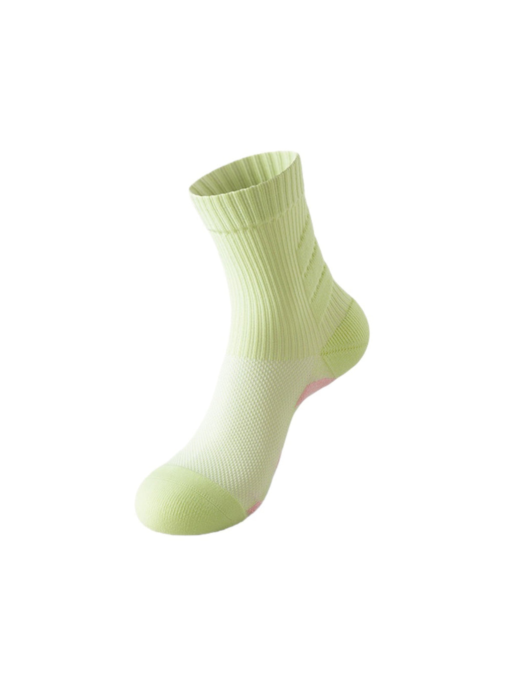 Flexvibe Women Mid-Calf Sports Socks Terry Thick Cushion Shock Absorbing for Cycling Running