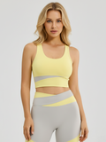 Flexvibe wireless sports bra in Core Color, seamless main product image for yoga, gym, commute, and daily activewear