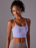 Flexvibe seamless sports bra in Core Color, soft support main product image for yoga, gym, commute, and daily activewear