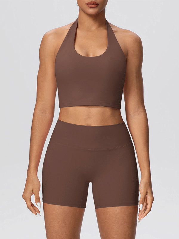Flexvibe side pockets activewear set in Core Color, buttery soft main product image