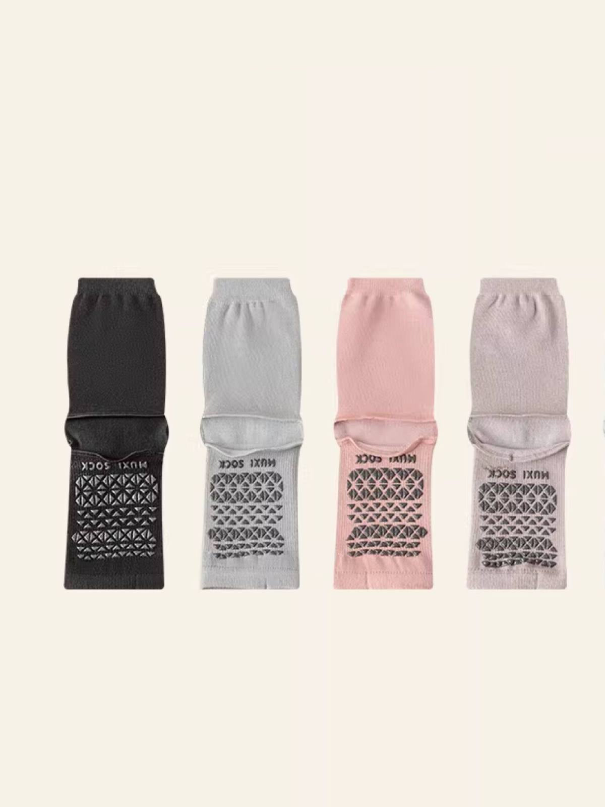 Open-Toe Pilates Grip Socks for Women - Flexvibe product image 8