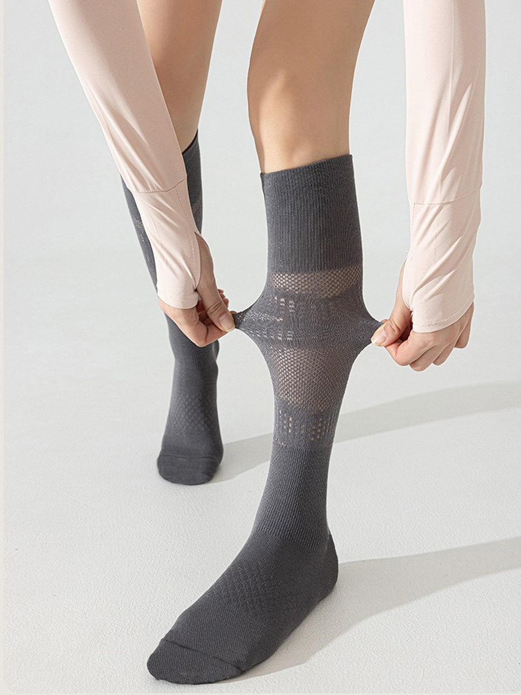 Womens Calf Compression Socks for Running & Hiking - Flexvibe product image 2