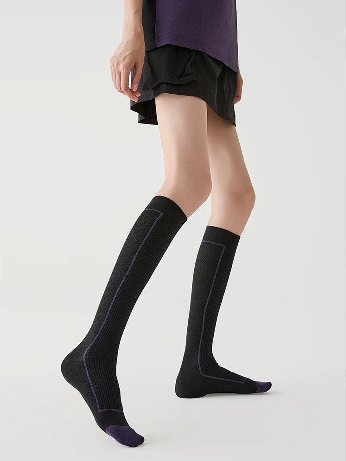 Womens Knee-High Compression Socks for Running - Flexvibe product image 11