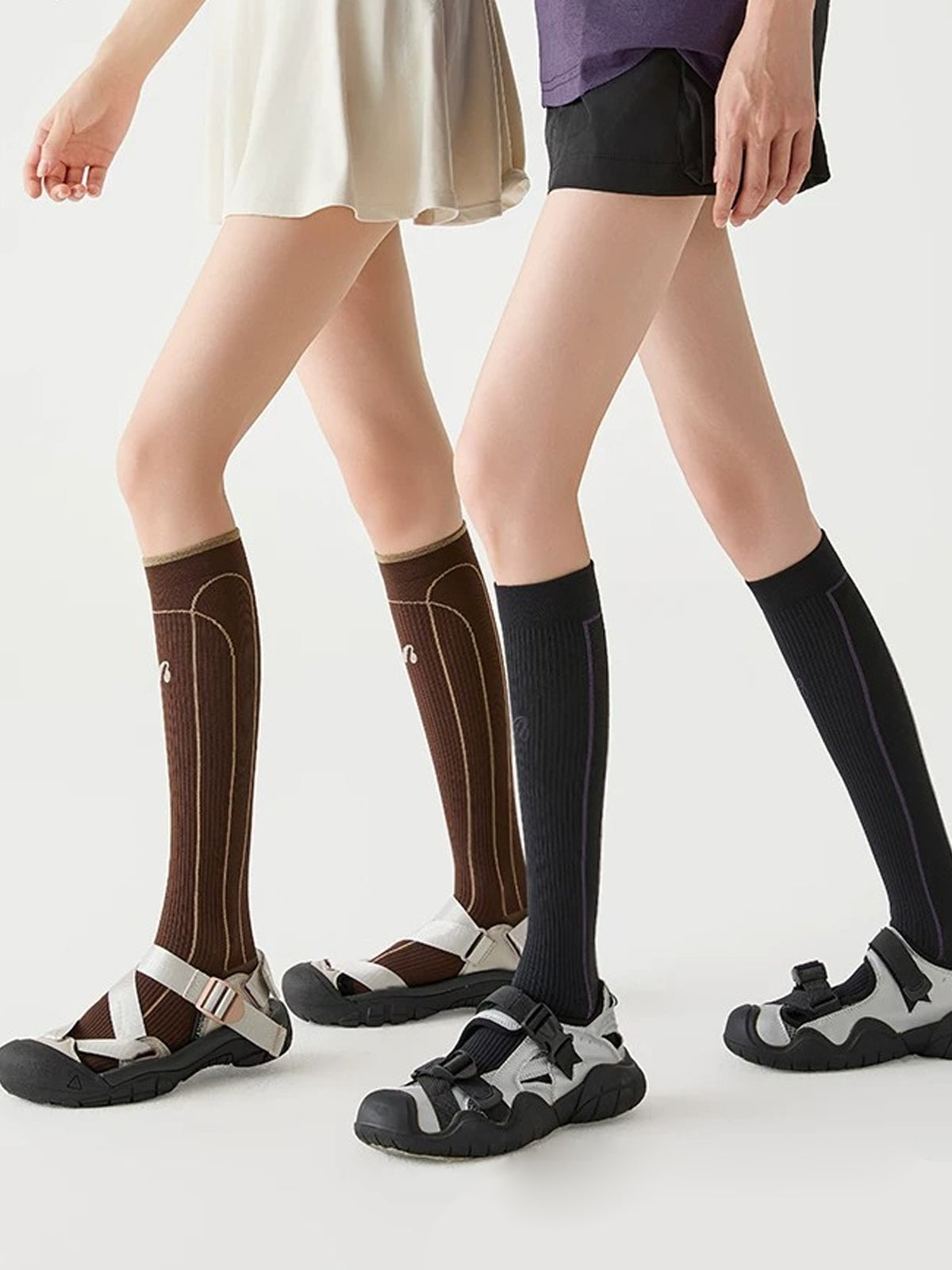 Womens Knee-High Compression Socks for Running - Flexvibe product image 14