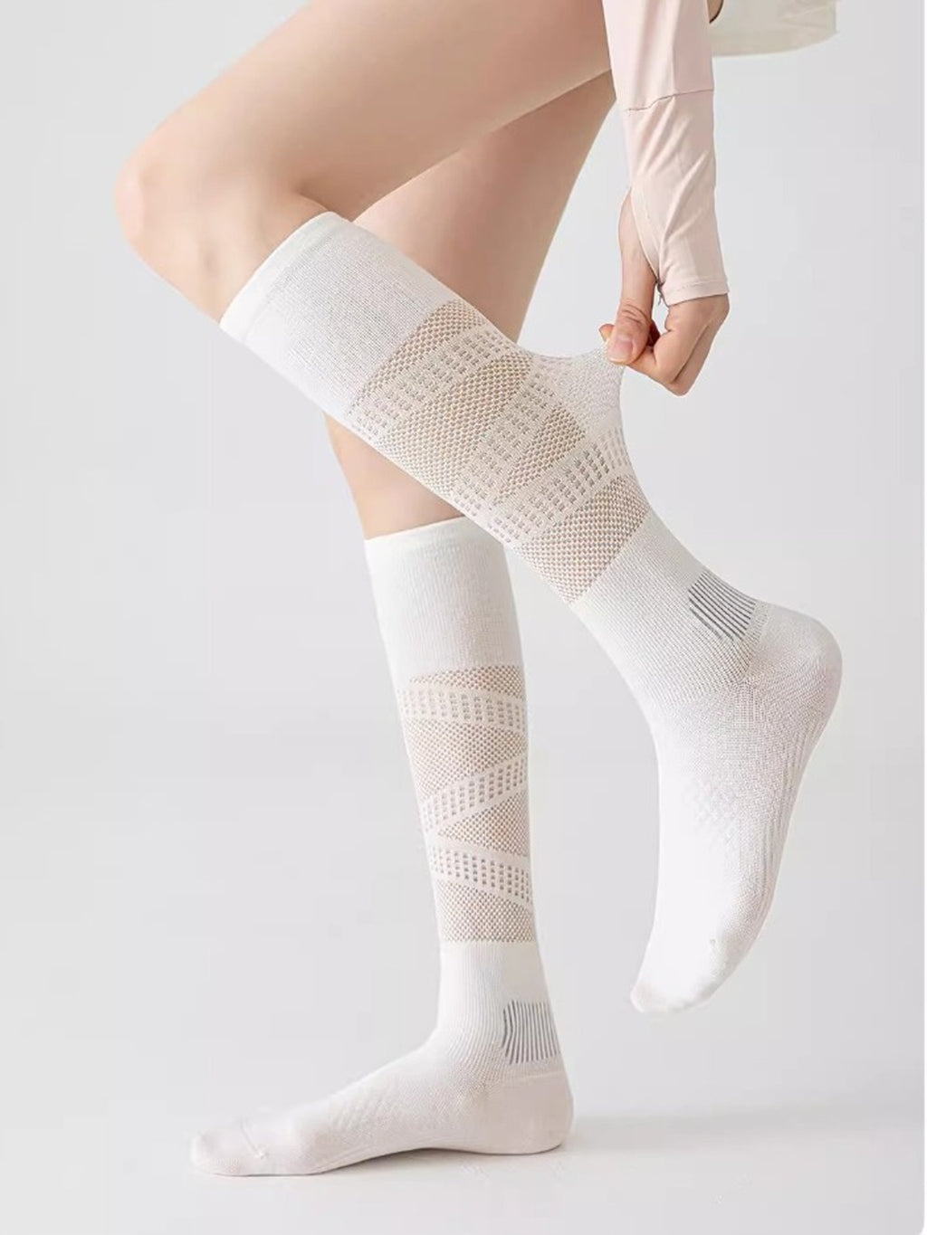 Womens Calf Compression Socks for Running & Hiking - Flexvibe product image 7